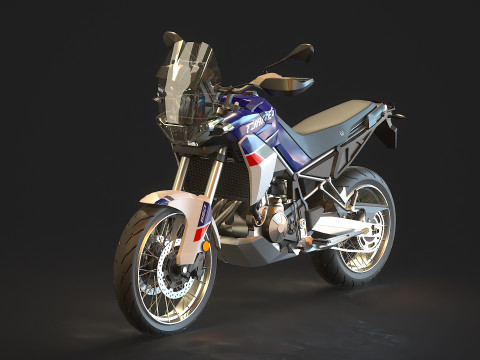 Base model Aprilia Tuareg 660 2022 3D Model