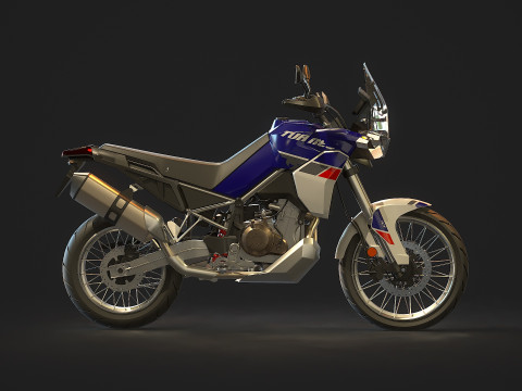 Base model Aprilia Tuareg 660 2022 Modelo 3D