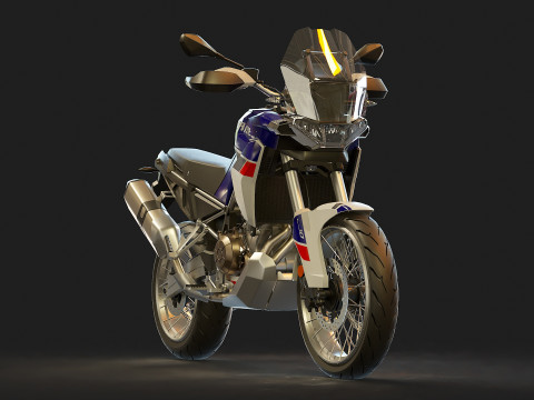 Base model Aprilia Tuareg 660 2022 Modelo 3D