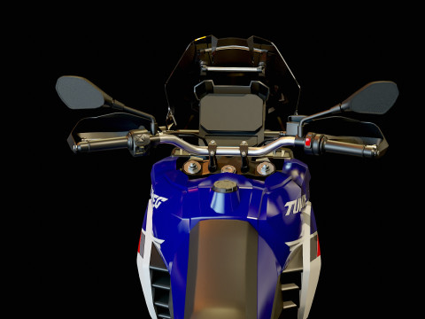Base model Aprilia Tuareg 660 2022 Modelo 3D
