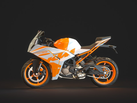 Base model KTM CR 125 2023 Model 3D