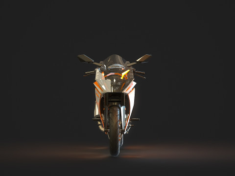 Base model KTM CR 125 2023 Model 3D