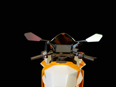 Base model KTM CR 125 2023 3D Model