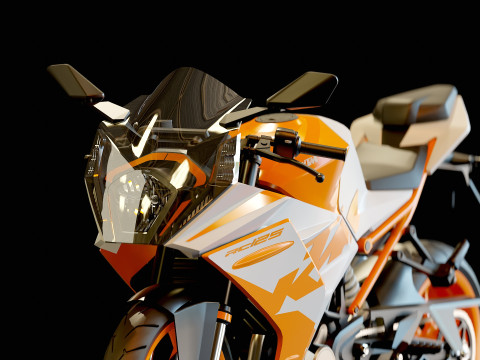 Base model KTM CR 125 2023 Model 3D