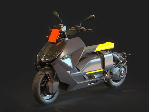 Modelo básico BMW CE 04 2023 Modelo 3D