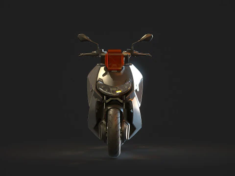 Base model BMW CE 04 2023 3D Model