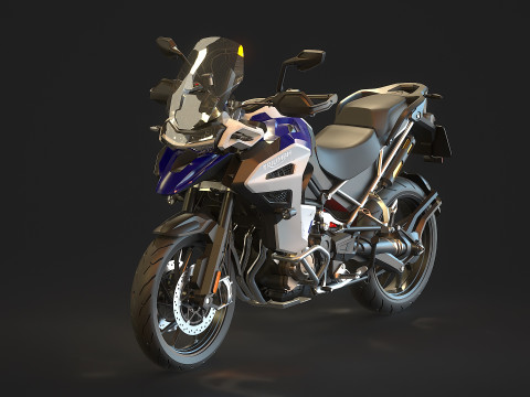 Base model for Triumph Tiger 1200 GT 2022 3D Model