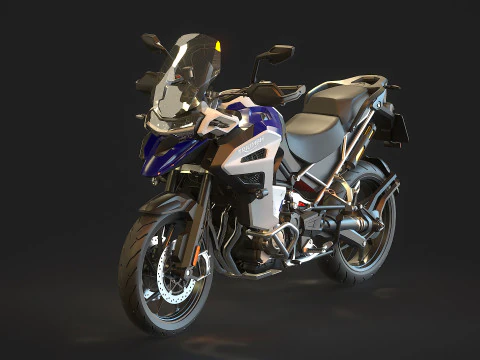 Modelo b&aacute;sico para Triumph Tiger 1200 GT 2022 Modelo 3D