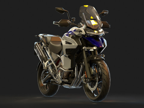 Base model for Triumph Tiger 1200 GT 2022 3D 模型