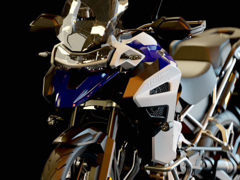 Base model for Triumph Tiger 1200 GT 2022 3D 模型