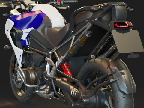 Base model for Triumph Tiger 1200 GT 2022 3D 模型