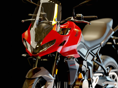 Base model for Triumph Tiger 660 2022 3D 模型