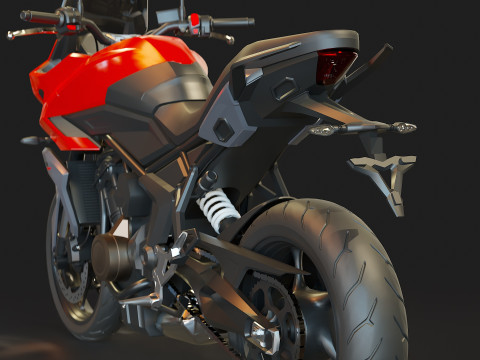 Base model for Triumph Tiger 660 2022 3D 模型
