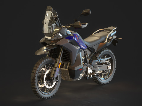 Base model CF Moto 800 MT X 2025 3D Model