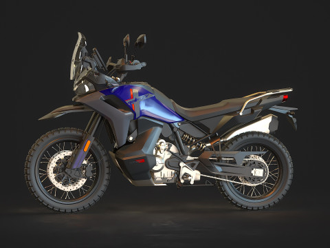 Base model CF Moto 800 MT X 2025 3D 模型