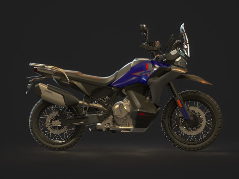 Base model CF Moto 800 MT X 2025 3D 模型