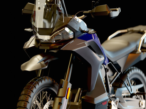 Base model CF Moto 800 MT X 2025 3D 模型