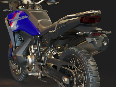 Base model CF Moto 800 MT X 2025 3D 模型