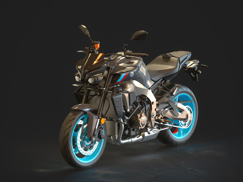 Base model Yamaha MT 10 2022 Model 3D