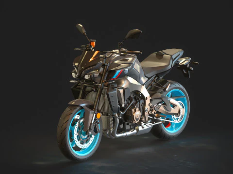 Modelo básico Yamaha MT 10 2022 Modelo 3D