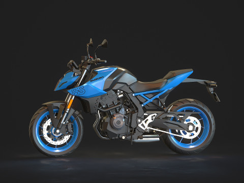 Base model Suzuki GSX 8S 2023 3D Модель