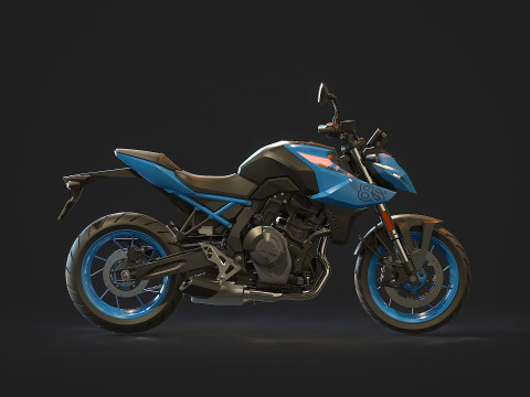 Base model Suzuki GSX 8S 2023 3D Модель