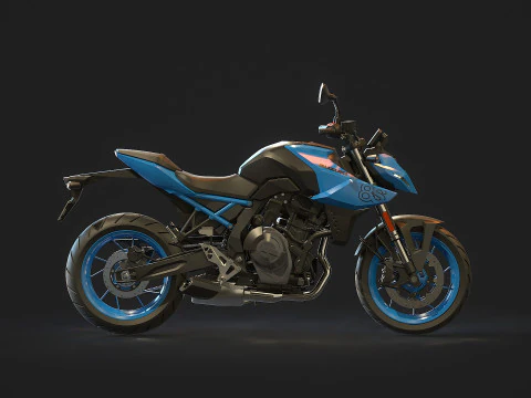 Base model Suzuki GSX 8S 2023 3D Model