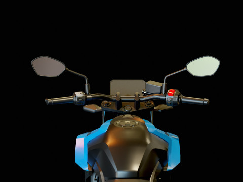 Base model Suzuki GSX 8S 2023 3D Модель