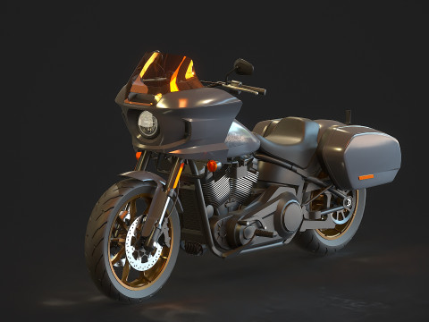 Base model Harley Davidson Low Rider ST 2023 3D Model