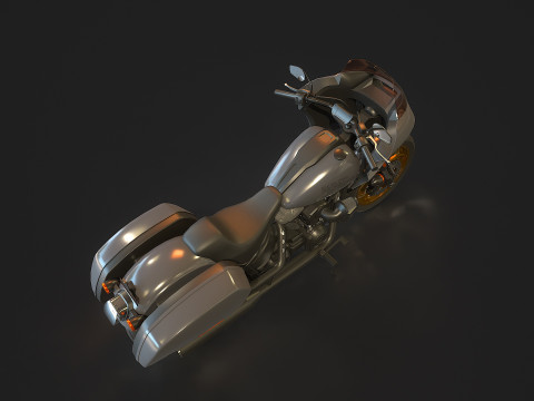 Base model Harley Davidson Low Rider ST 2023 3D Модель