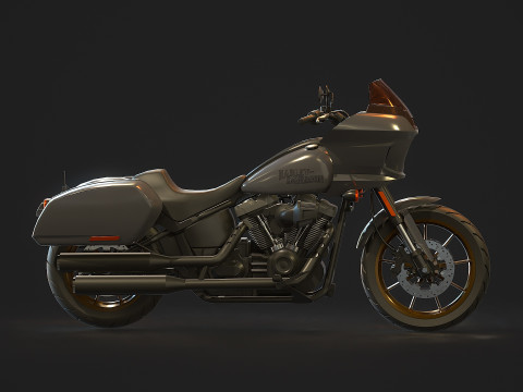 Base model Harley Davidson Low Rider ST 2023 3D Модель