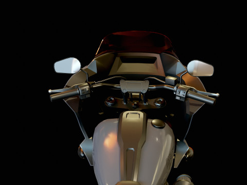 Base model Harley Davidson Low Rider ST 2023 3D Модель