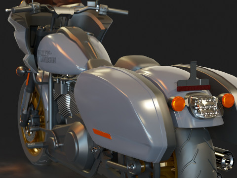 Base model Harley Davidson Low Rider ST 2023 3D Модель