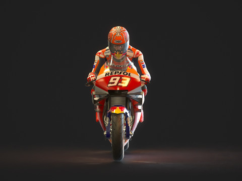 Base model Honda HRC Motogp 2021 3D मॉडल