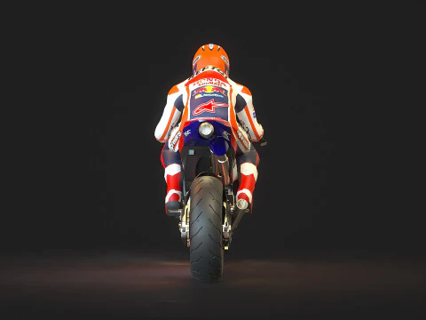 Base model Honda HRC Motogp 2021 3D Model