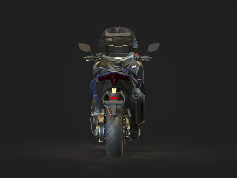 Base model Yamaha Tmax 2022 3D Модель