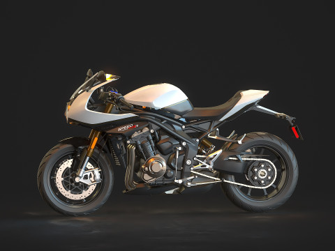 Base model for Triumph Speed Triple 1200RR 2022 3Dモデル