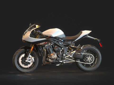 Base model for Triumph Speed Triple 1200RR 2022 3D Model