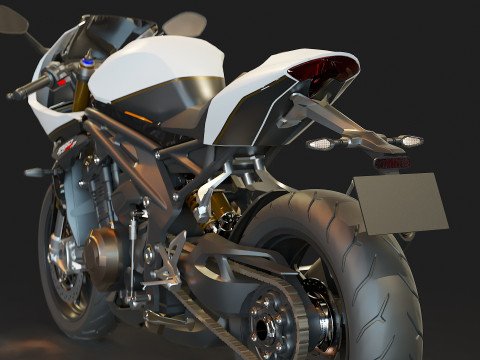 Base model for Triumph Speed Triple 1200RR 2022 3Dモデル