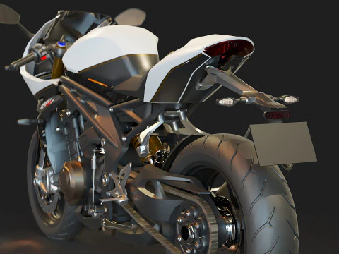Base model for Triumph Speed Triple 1200RR 2022 3D Model