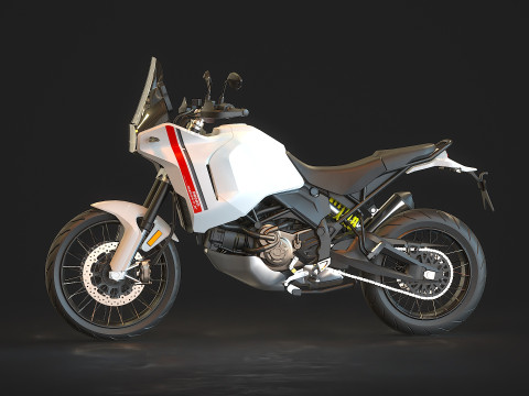 Base model Ducati Desert X 2022 3D 模型