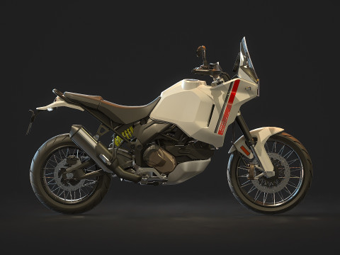 Base model Ducati Desert X 2022 3D 模型