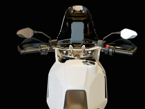 Base model Ducati Desert X 2022 3D 模型