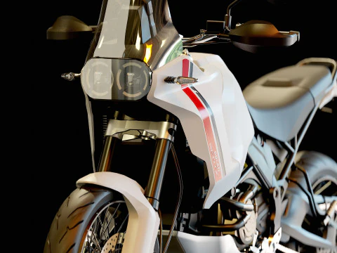 Base model Ducati Desert X 2022 3D Model