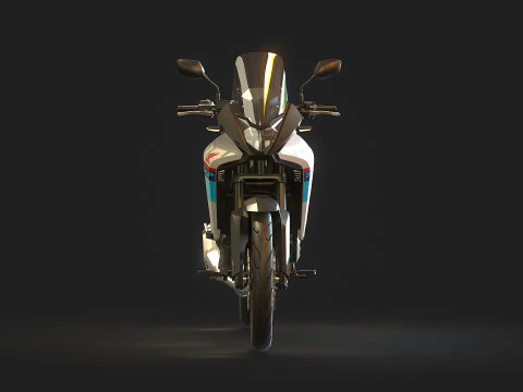 Base model Honda Transalp 750 2023 3D Model