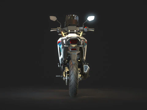 Base model Honda Transalp 750 2023 3D Model