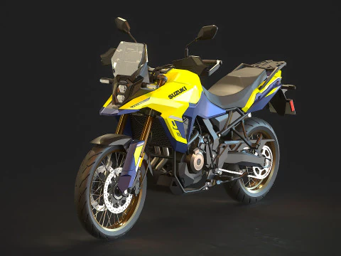 Modello base Suzuki V Strom 800 2023 Modello 3D
