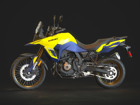 Base model Suzuki V Storm 800 2023 3D Model