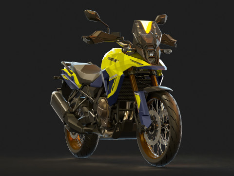 Base model Suzuki V Storm 800 2023 3D Model