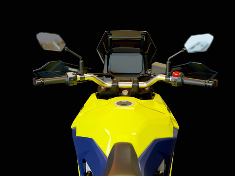 Base model Suzuki V Storm 800 2023 3D Model